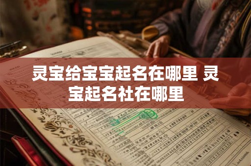 灵宝给宝宝起名在哪里 灵宝起名社在哪里