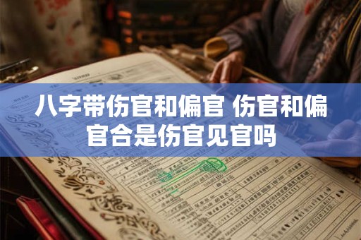 八字带伤官和偏官 伤官和偏官合是伤官见官吗
