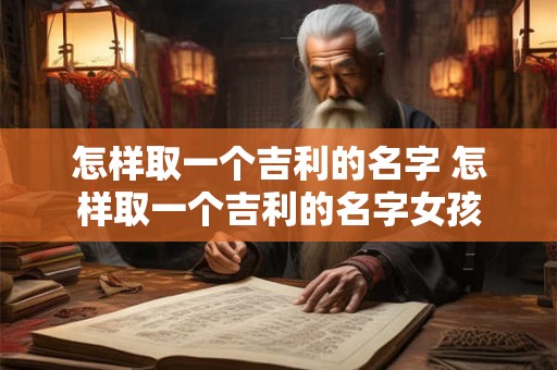 怎样取一个吉利的名字 怎样取一个吉利的名字女孩