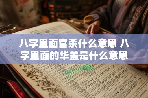 八字里面官杀什么意思 八字里面的华盖是什么意思