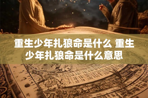 重生少年扎狼命是什么 重生少年扎狼命是什么意思