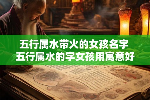 五行属水带火的女孩名字 五行属水的字女孩用寓意好的名字