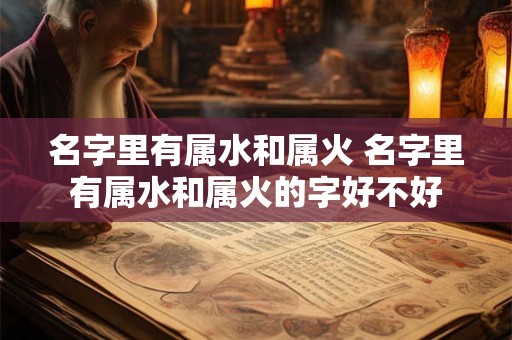 名字里有属水和属火 名字里有属水和属火的字好不好