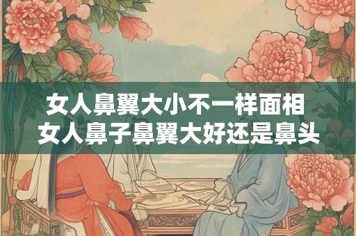 女人鼻翼大小不一样面相 女人鼻子鼻翼大好还是鼻头大好