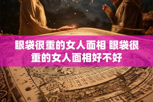 眼袋很重的女人面相 眼袋很重的女人面相好不好