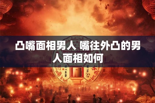 凸嘴面相男人 嘴往外凸的男人面相如何