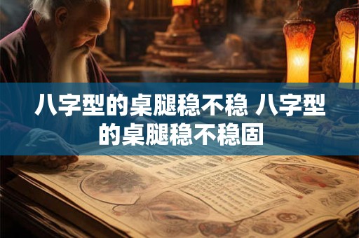 八字型的桌腿稳不稳 八字型的桌腿稳不稳固