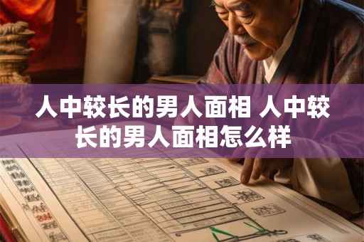 人中较长的男人面相 人中较长的男人面相怎么样