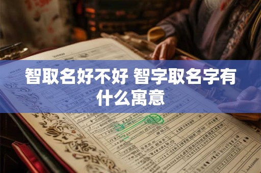 智取名好不好 智字取名字有什么寓意