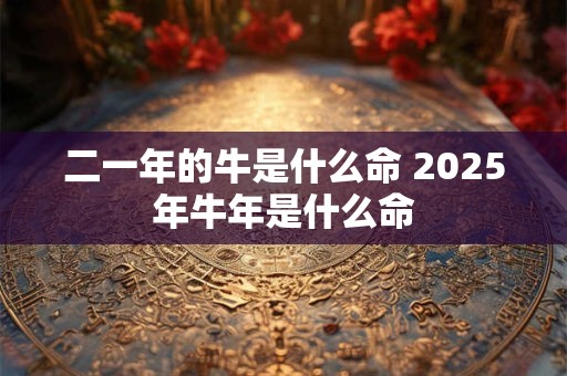 二一年的牛是什么命 2025年牛年是什么命 二一年的牛是什么命 2025年牛年是什么命