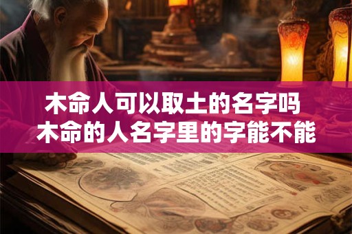 木命人可以取土的名字吗 木命的人名字里的字能不能属火