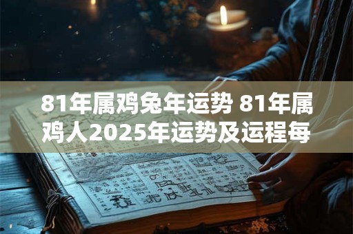 81年属鸡兔年运势 81年属鸡人2025年运势及运程每月运程
