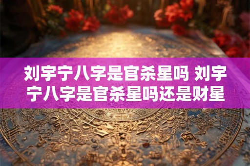 刘宇宁八字是官杀星吗 刘宇宁八字是官杀星吗还是财星