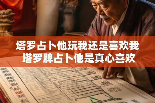 塔罗占卜他玩我还是喜欢我 塔罗牌占卜他是真心喜欢还是玩玩
