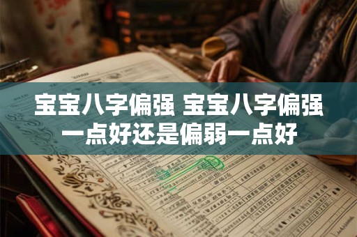 宝宝八字偏强 宝宝八字偏强一点好还是偏弱一点好