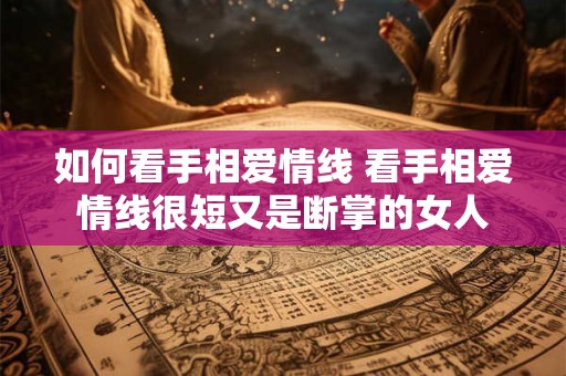 如何看手相爱情线 看手相爱情线很短又是断掌的女人