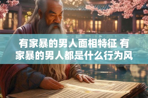 有家暴的男人面相特征 有家暴的男人都是什么行为风格