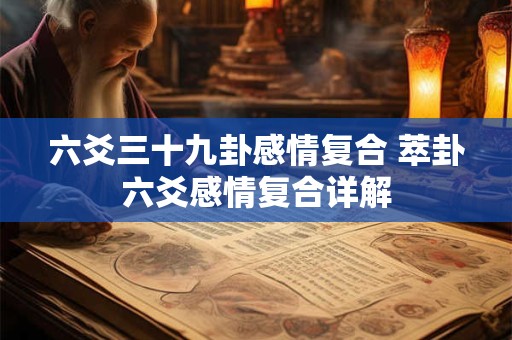 六爻三十九卦感情复合 萃卦六爻感情复合详解