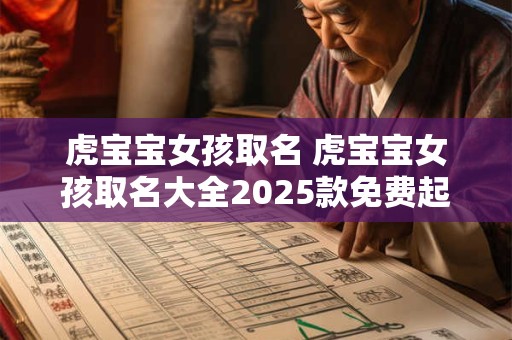 虎宝宝女孩取名 虎宝宝女孩取名大全2025款免费起名