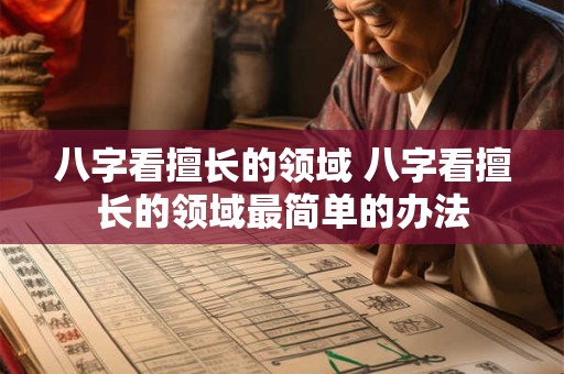 八字看擅长的领域 八字看擅长的领域最简单的办法