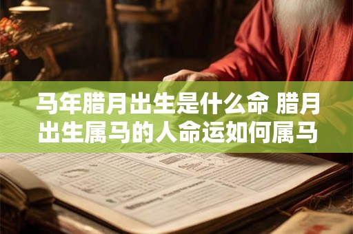 马年腊月出生是什么命 腊月出生属马的人命运如何属马的几月出生最好命