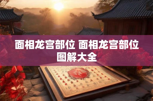 面相龙宫部位 面相龙宫部位图解大全