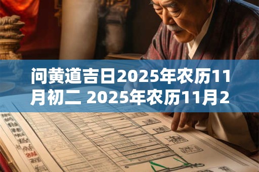 问黄道吉日2025年农历11月初二 2025年农历11月23日是什么时候
