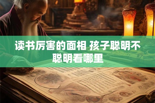 读书厉害的面相 孩子聪明不聪明看哪里