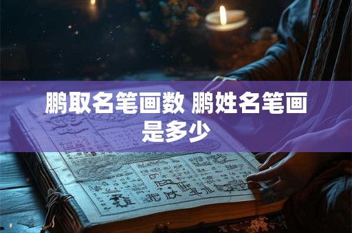 鹏取名笔画数 鹏姓名笔画是多少