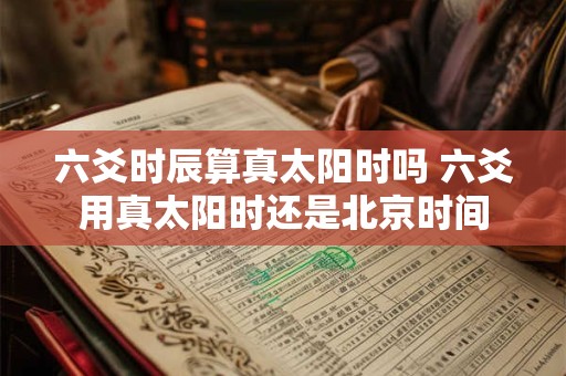 六爻时辰算真太阳时吗 六爻用真太阳时还是北京时间