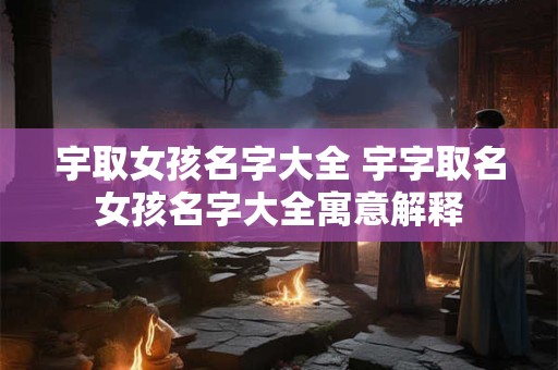 宇取女孩名字大全 宇字取名女孩名字大全寓意解释