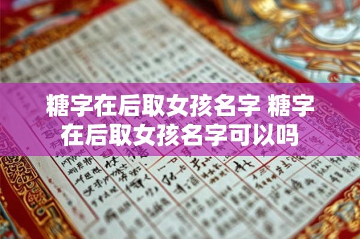 糖字在后取女孩名字 糖字在后取女孩名字可以吗