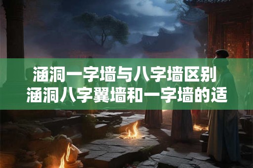 涵洞一字墙与八字墙区别 涵洞八字翼墙和一字墙的适用范围