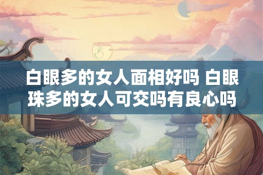 白眼多的女人面相好吗 白眼珠多的女人可交吗有良心吗