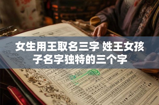 女生用王取名三字 姓王女孩子名字独特的三个字