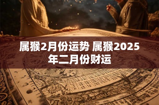 属猴2月份运势 属猴2025年二月份财运