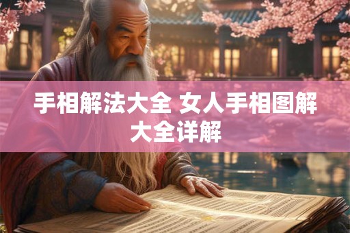 手相解法大全 女人手相图解大全详解