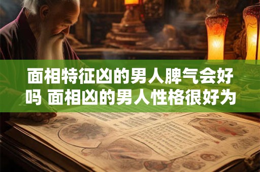 面相特征凶的男人脾气会好吗 面相凶的男人性格很好为什么