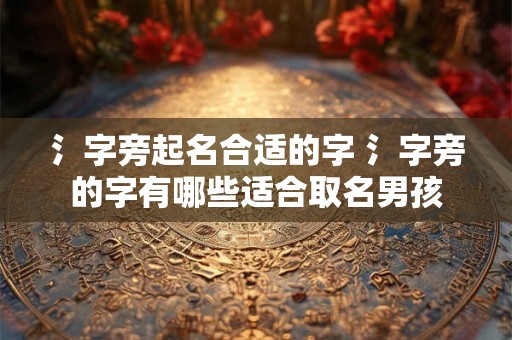 氵字旁起名合适的字 氵字旁的字有哪些适合取名男孩