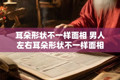 耳朵形状不一样面相 男人左右耳朵形状不一样面相
