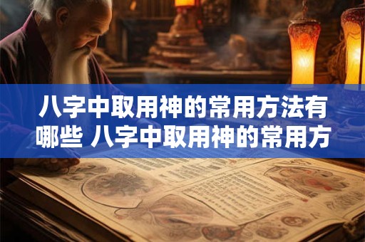 八字中取用神的常用方法有哪些 八字中取用神的常用方法有哪些忌讳