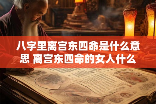 八字里离宫东四命是什么意思 离宫东四命的女人什么意思