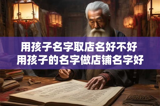 用孩子名字取店名好不好 用孩子的名字做店铺名字好不好