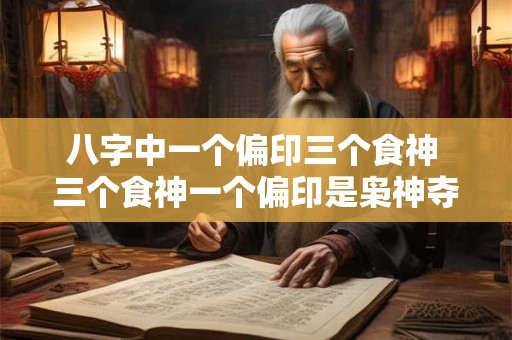 八字中一个偏印三个食神 三个食神一个偏印是枭神夺食吗