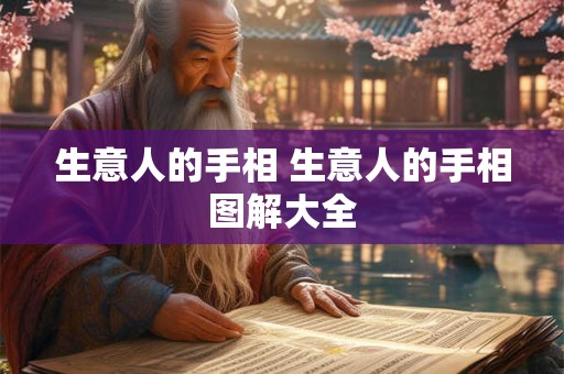 生意人的手相 生意人的手相图解大全