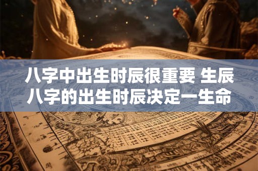 八字中出生时辰很重要 生辰八字的出生时辰决定一生命运
