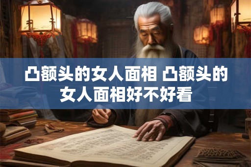 凸额头的女人面相 凸额头的女人面相好不好看