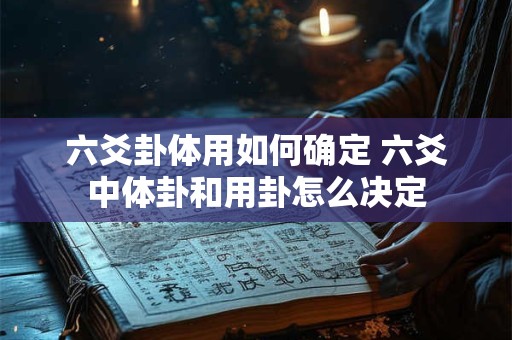 六爻卦体用如何确定 六爻中体卦和用卦怎么决定