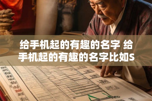 给手机起的有趣的名字 给手机起的有趣的名字比如Siri、小爱