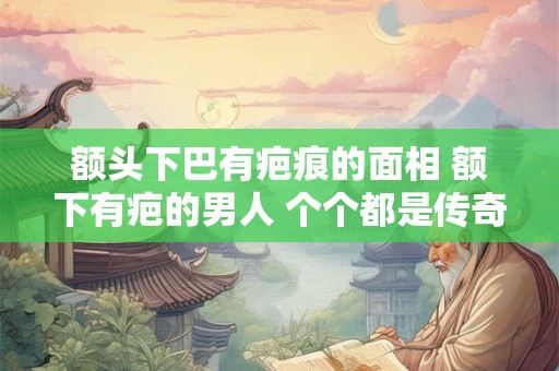 额头下巴有疤痕的面相 额下有疤的男人 个个都是传奇